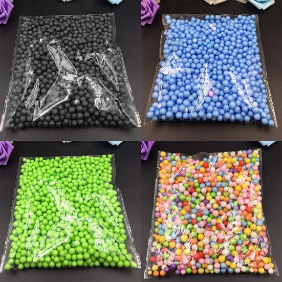 Polystyrene Bead Mini Non-fade Light Weight Bright Color Foam Bead for Gift Box Filling