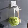 Folding Hook 360° Rotating Self-Adhesive Kitchen Hooks Wall Shelf Storage Hook