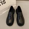 Brown Loafers Women Japanese School Students JK Uniform Shoes Round Toe Women Girls Retro Round Toe Lolita Cosplay Shoes Size 42