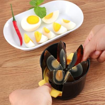 Egg Cutter Slicer Stainless Steel Fruits Sausage Cutter Bento Shaper for Eggs Salad Fruits Kitchen Gadget