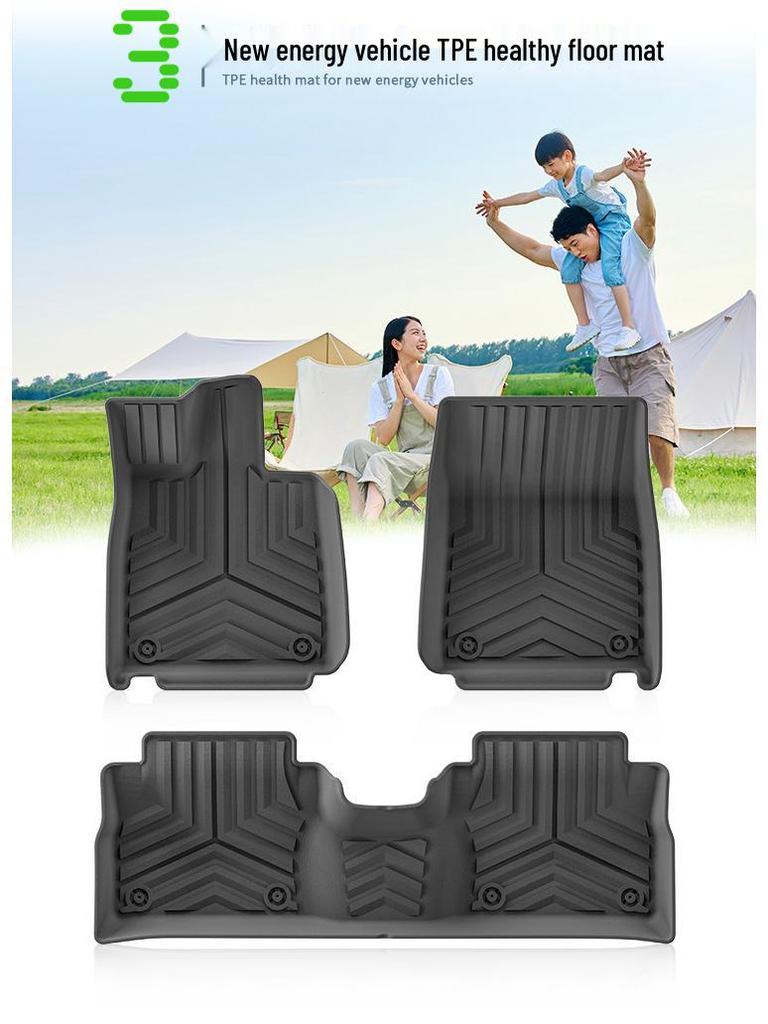 Compatible 25 Avatr 06 Car Floor Mats: Vehicle-Specific, All-Weather TPE with Trunk Mat