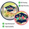 Static Cling Graduation Season Floral Graduation Cap Window Stickers for Living Room Balcony French Door Decor
