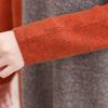 Sweater for Women Autumn Winter Color Blocking Pullover Warm Knitted Stretchy Long Sleeve Oversize Jumper Tops