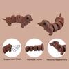 Articulated Wiener Dog Keychain, 3D Printed Dachshund with Movable Joints, Flexible Sausage Dog Pendant for Backpack