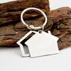 Doppelschichtiges Hausdesign Schlüsselanhänger Modern Künstlerisch Legierung Hausförmiger Schlüsselring Für Hausbesitzer Und Zum Verschenken