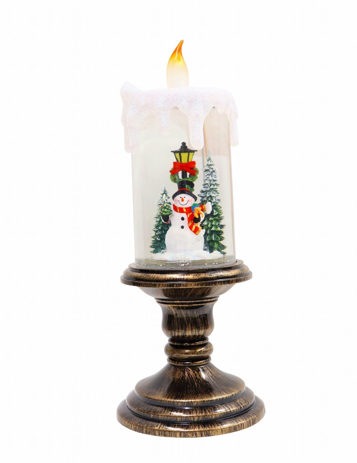 

Livelight Snowing Bubble LED Candle Snowman a perfect Christmas Beautiful from Tokyo Candle Light, gift. Market.