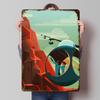 Space Travel Poster Customized Vintage Metal Signs Wall Art Retro Tin Plaque for Gaming Room Decoration Garage Home Decorations