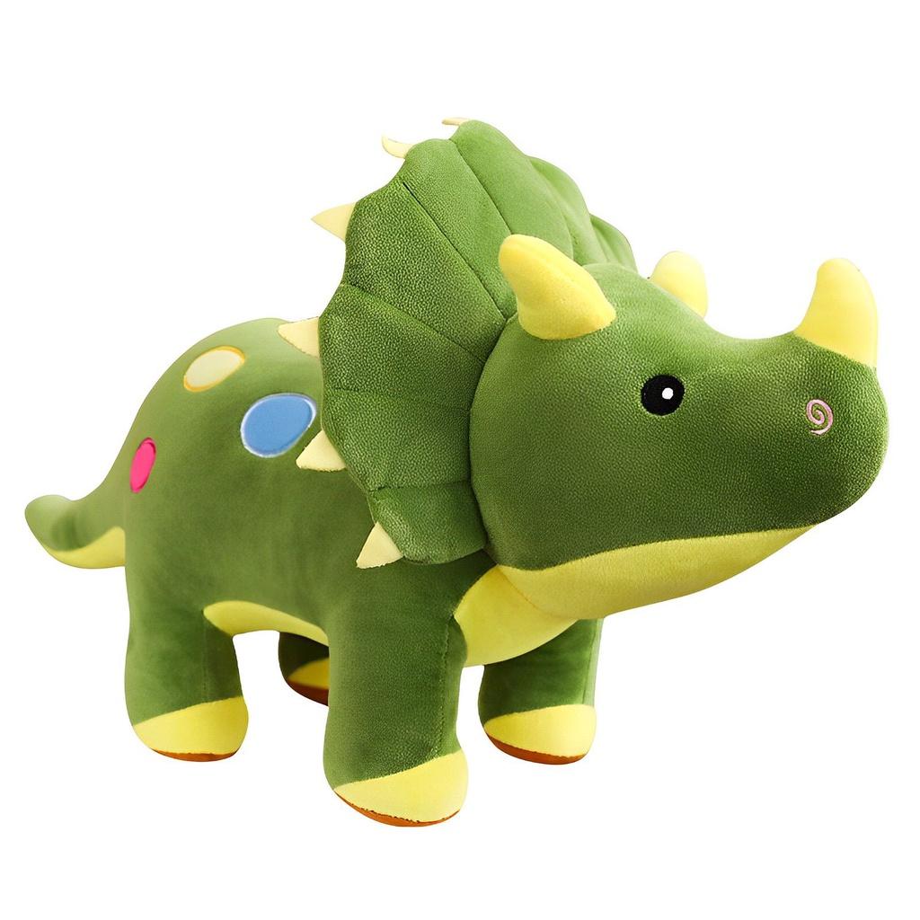 Soft Adorable Triceratops Plush Toy Comfy Critters Gift For Kids Teens