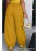 Plus Size Drawstring Pocket Trousers - Versatile, Trendy & Comfortable for Travel, Leisure, and Work