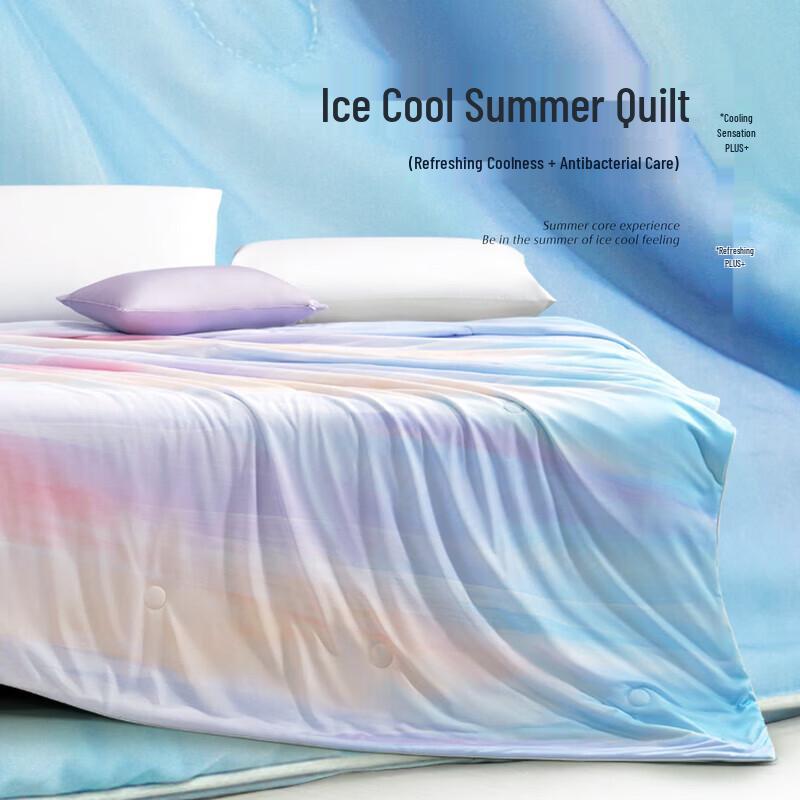 Mercury Home Textiles Ice-Cool Antibacterial Summer Quilt