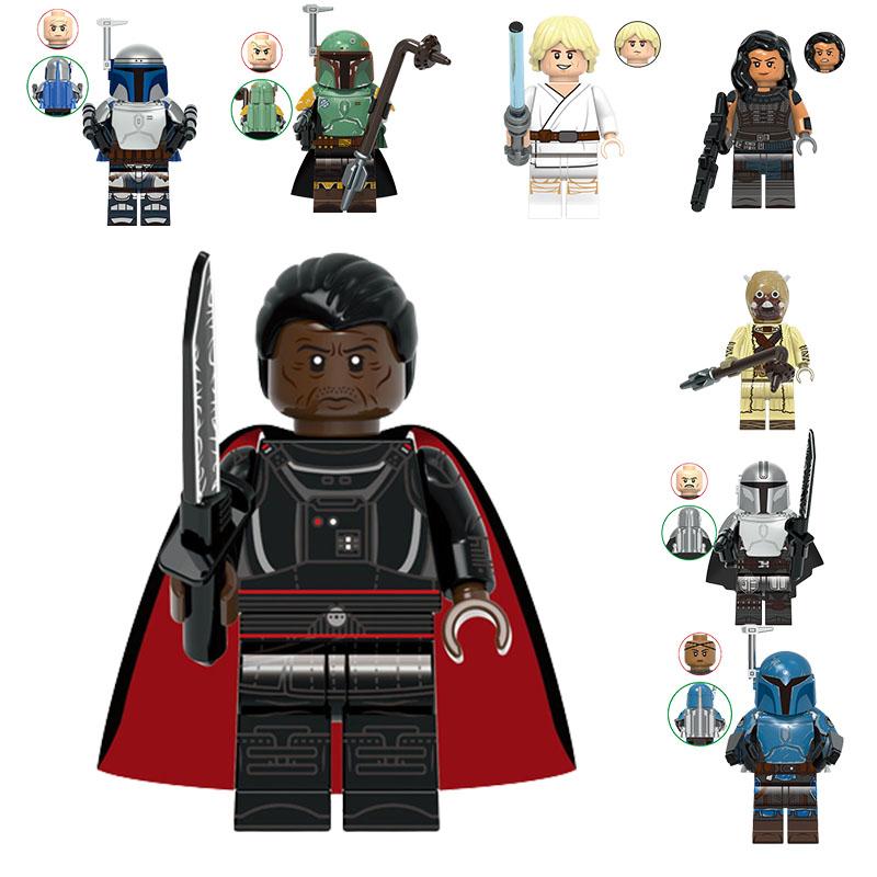 Star Wars Din Djarin Building Block Plastic Childern Edcation Present Birthday
