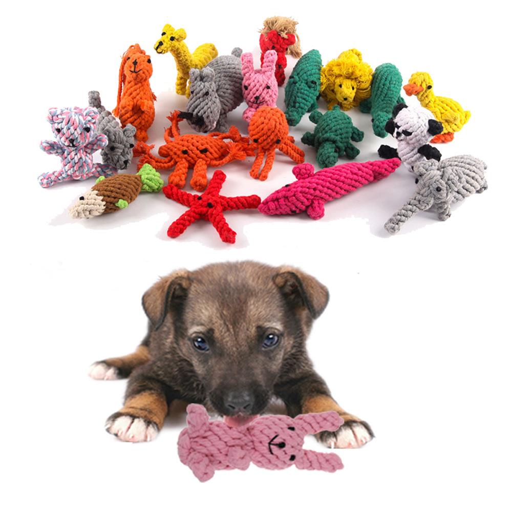 Soft Teeth Cleaning Cotton Rope Puppy Interactive Pet Supplies Chew Toy Cotton Rope Toy Dog Toy
