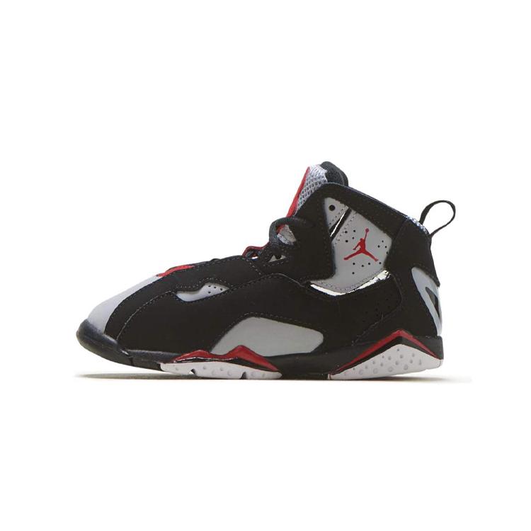 

New Jordan True Flight Black Varsity Red Wolf Grey TD 343797-060 25