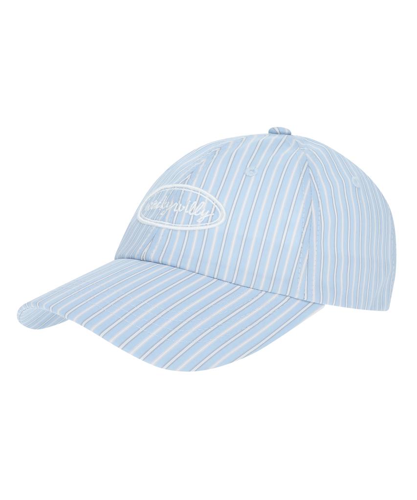 WACKY WILLY Women'S Striped Ball Cap Blue