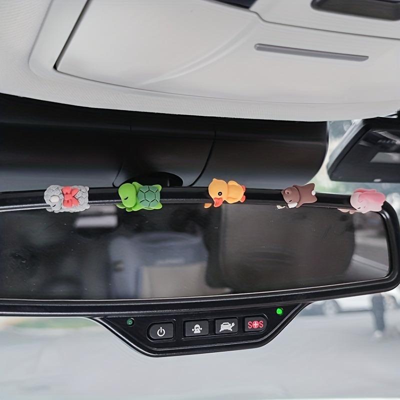 6 Stück Mini Auto Mittelkonsole Ornamente Auto Rückspiegel Dekoration Innenraumzubehör