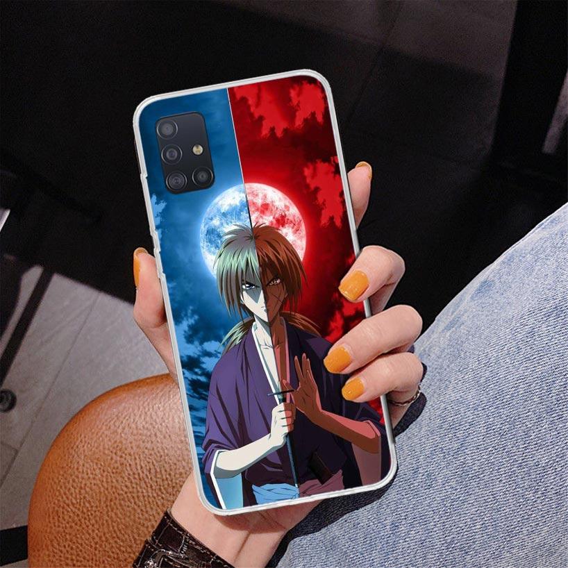Rurouni Kenshin Anime Phone Case For Samsung Galaxy A52 A32 A22 A12 A51 A31 A50S A30S A20S A10S Note 20 Ultra 10 Plus S10 A72 A7