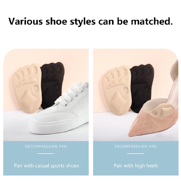 4Pairs Anti Blisters Insoles Anti Chafing Foam Forefoot Protectors Adhesive Shoe Cushion For Women High Heel Dress Shoe