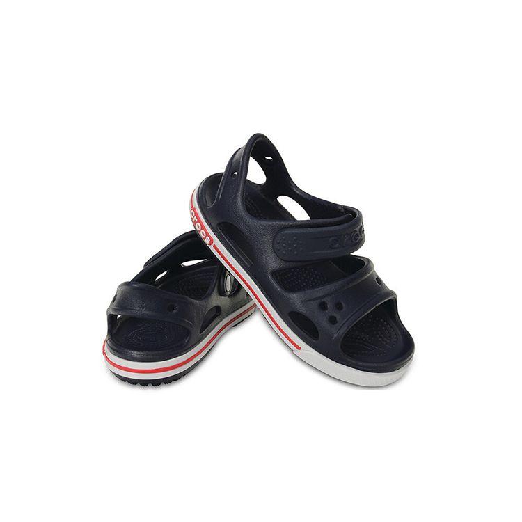 Crocs Velcro Flat Sports Sandals Kids Sandals Deep-Blue 14854-462