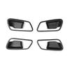 Carbon Fiber Styling Car Inner Door Bowl Handle Frame Cover For Kia Morning 2021-2023 Interior Accessories