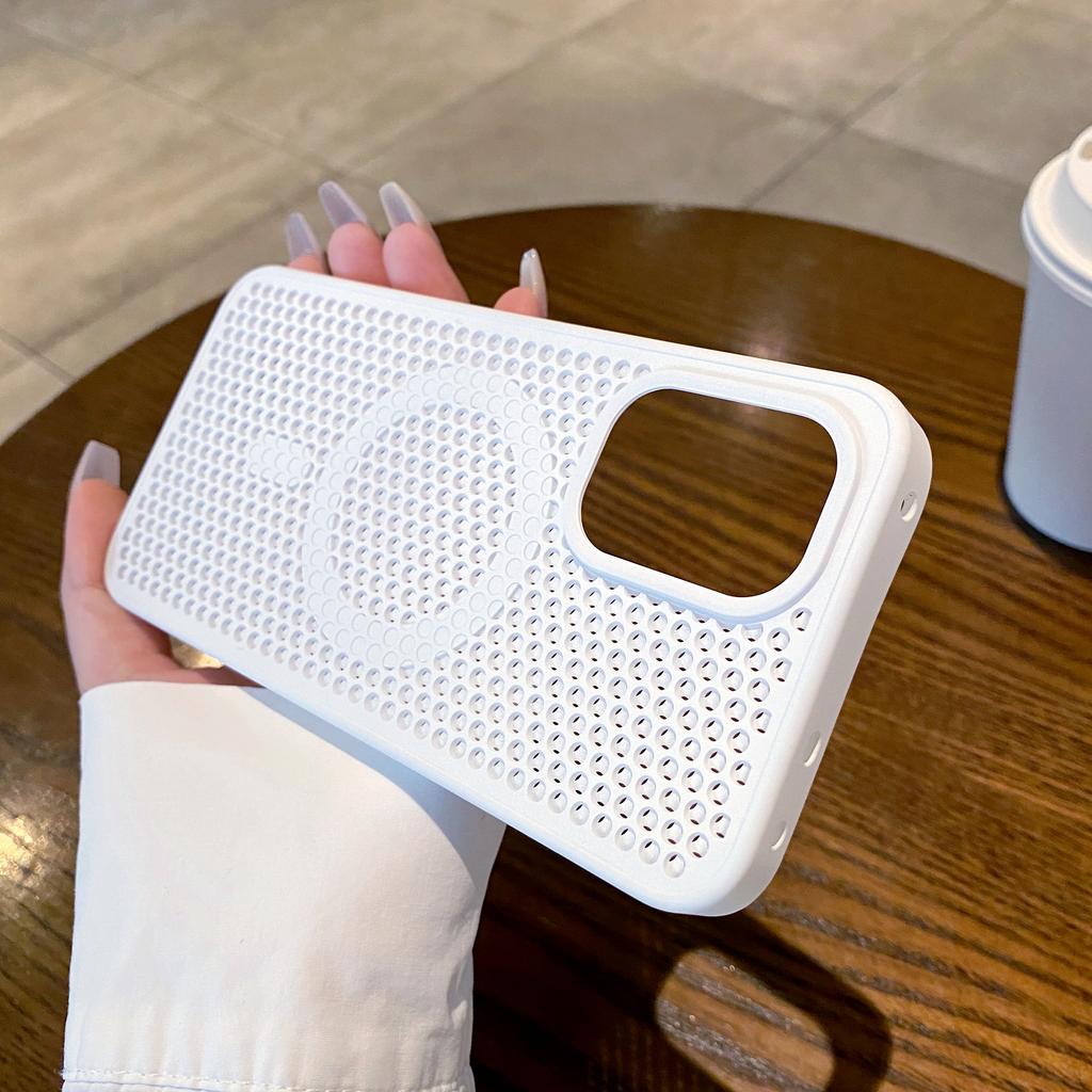 Heat Dissipation For Magnetic Case For Oneplus 1 13 12 ACE6 Ace Ace 3 Pro Cooling Breathable Mesh PC Hard Cover