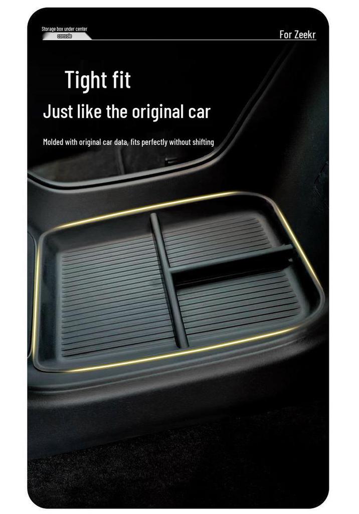 Zeekr 7X 2024-2025 Car Console Storage Box & Interior Accessories.