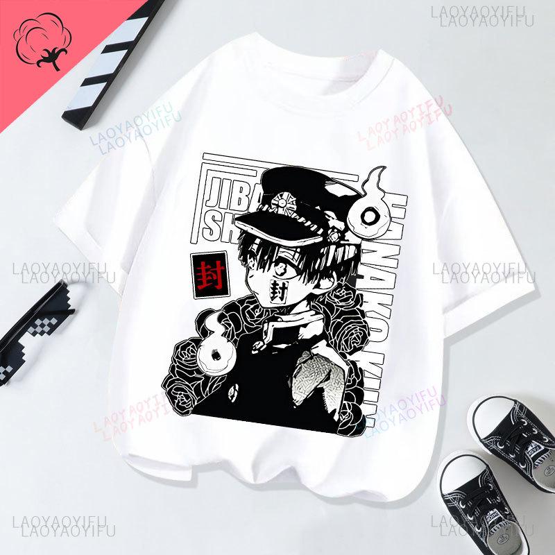 Hanako Kun Yugi AUnisexe Tsukasa Maglietta Anime Cartone Animato Estetica Kawaii Abbigliamento Anni 2000 Y2k Streetwear Maglietta Gotica Moda Popolare Top