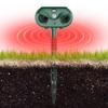 Easy Install Solar Powered Animal Repeller Ultrasonic & LED Lights