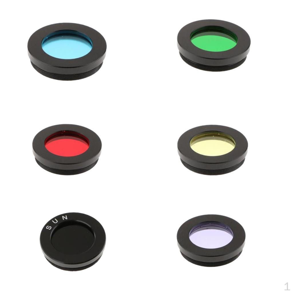 

6x Telescope Eyepiece Lens Color Filter Set Nebula
