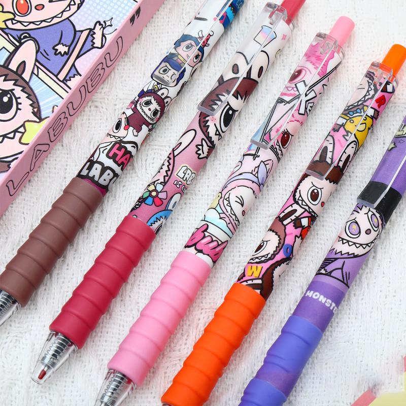5Pcs Cute Cartoon Gel Pens Kawaii Pen Set Kawaii Quickly-Drying Pen Set