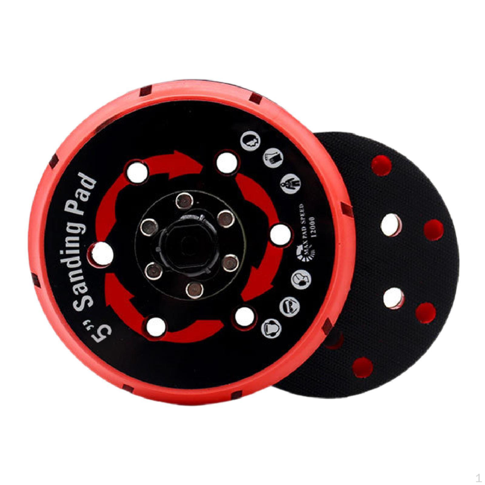 

Convenient Hook And Loop Sander Pad for Multi Hole Use in Woodworking 5 Inch