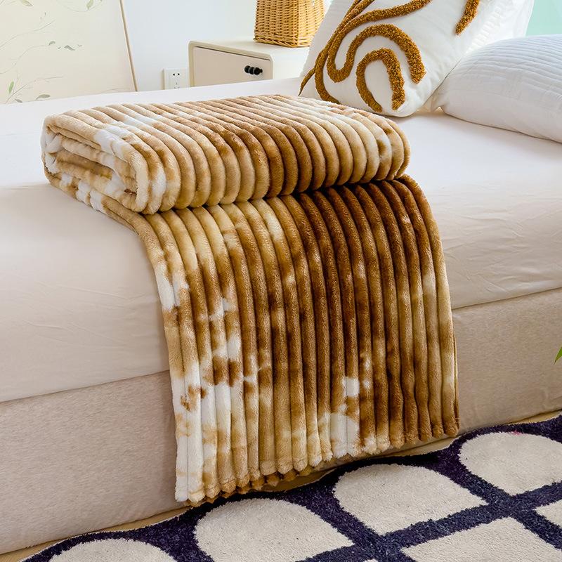 Marble Pattern Printed Falai Fluff Blanket Multifunctional Office Nap Cover Blanket Air Conditioning Blanket