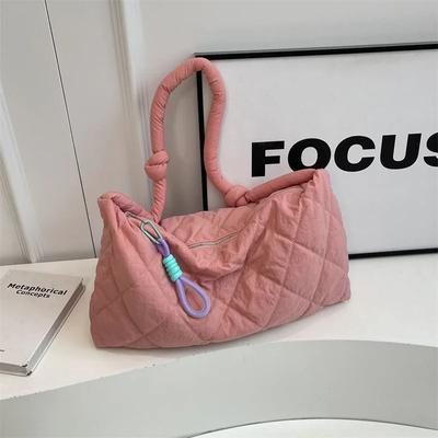 Solid Zipper Nylon High-capacity Casual Bags Fashion Displacement Interior Compartment Shoulder Bags