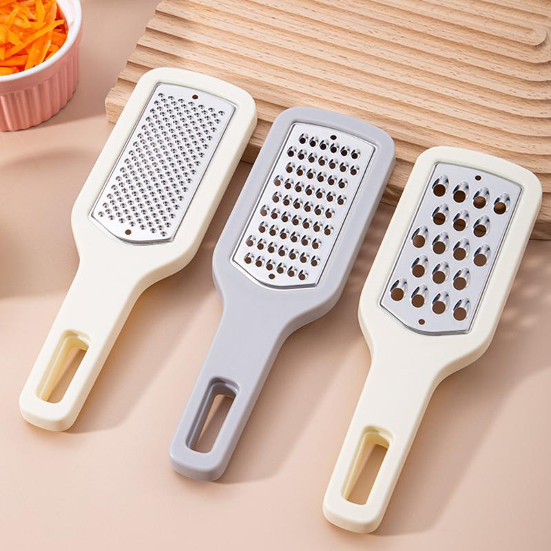 Save Time 3 In 1 Carrot Grater Multifunctional Wipe Evenly Cheese Grater Beige Convenient Vegetable Shredder Kitchen