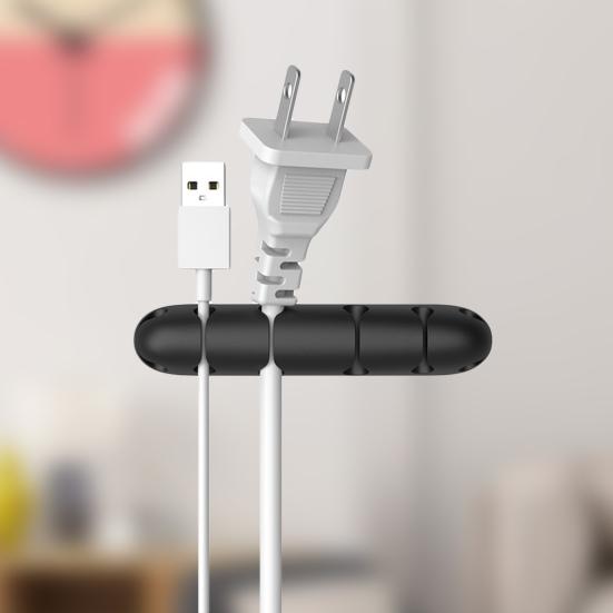 Cable Clip Storage Silicone Fixed Cord Winder Self Adhesive Organizer for Home