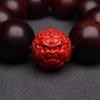 Lingxi Cinnabar Beads: High-Content Red Raw Ore Beads for DIY Bracelets