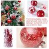 24 Pieces Christmas Balls Small Colored Tree Decorative Pendant Baubles Farmhouse Yard Living Room Bedroom Ornaments