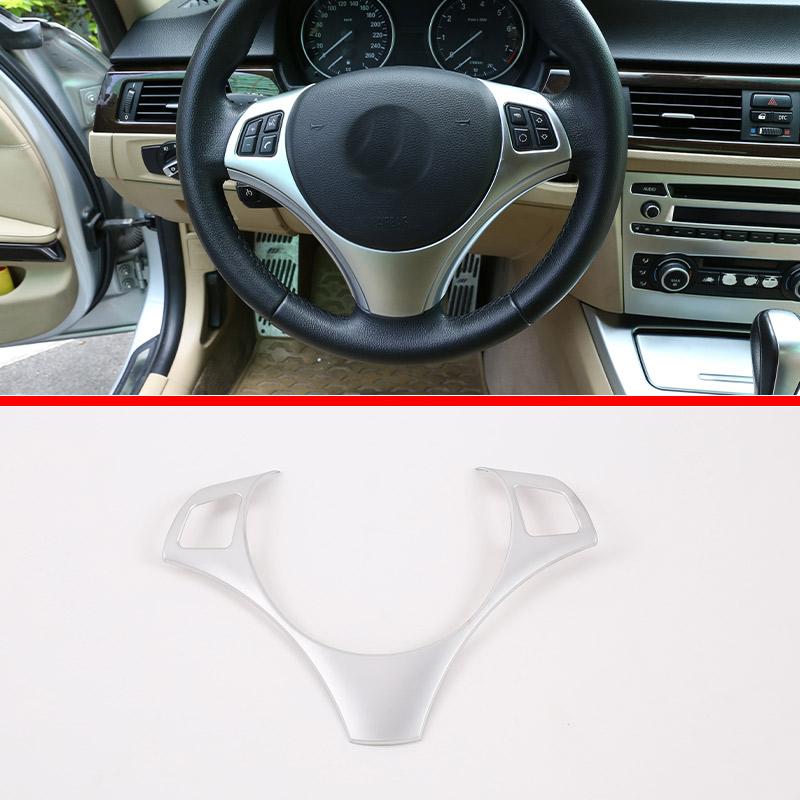 ABS Silver For BMW 3 Series E90 2005-2012 Car Interior Decoration Cover Stickers Dashboard Console Gear Shift Door Handle Trim