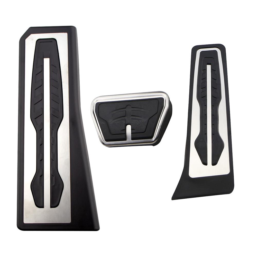 LHD Car Pedals For BMW 5 Series F10 F11 523i 528i 530i 535i 550i 2011 - 2017 Gas Footrest Brake Accelerator Pedal Cover Pads