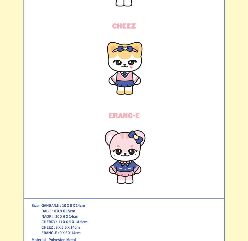 (SCHOOL PLUSH KEYRING) IVE X MINIVE [WELCOME TO MINIVE SCHOOL] Pop-Up MD