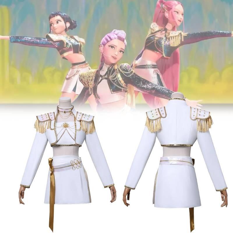 Demon Hunters Kpop Cosplay Attire Polyester Role Play Themed Clothing Parties