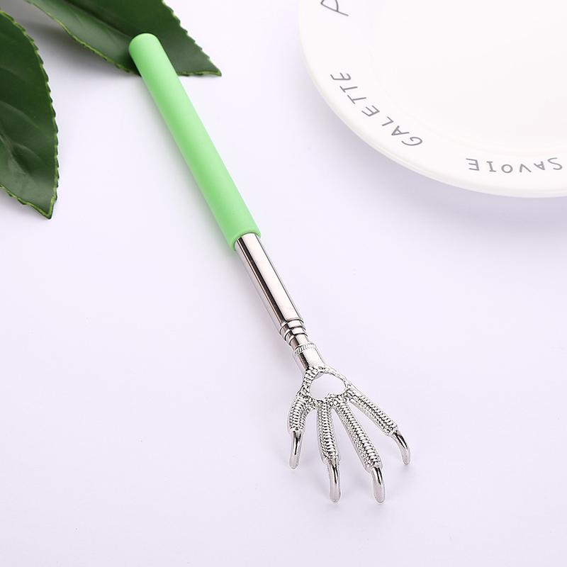 Eagle Claw Teleskop-Rückenkratzer aus Edelstahl, Rückenmassagegerät, Körperkratzer-Tool