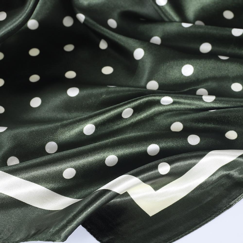 Høykvalitets luksuriøst silkeskjerf pannebånd Skjerf Halsskjerf For kvinner Kjede Silkeskjerf Dekorativt sjal for kvinner