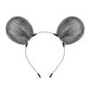Halloween handmade plush simulated mouse ears cos animal ears and tail set cute animal ears headband headdress