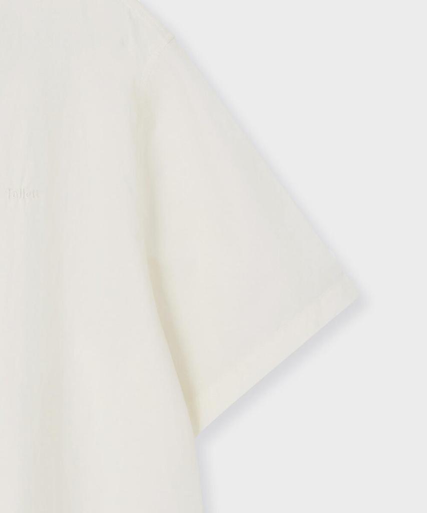FALLETT Basic Short Sleeve Shirt Ivory