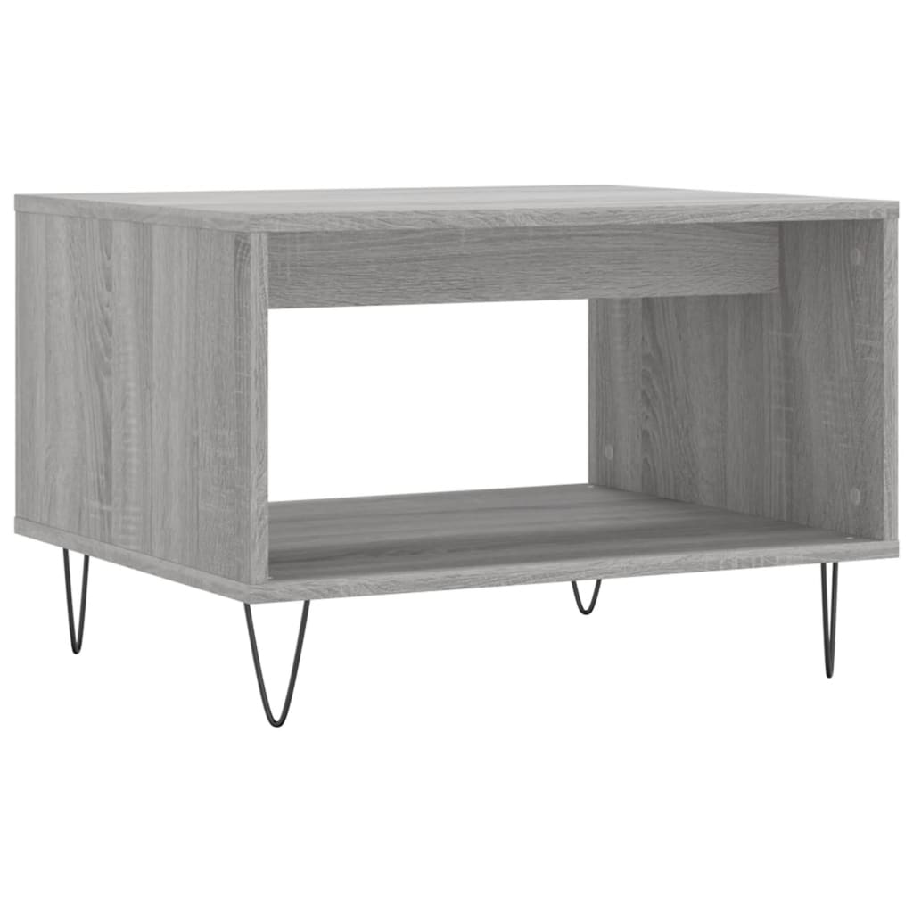 Coffee Table Gray Sonoma 60x50x40 cm Particleboard