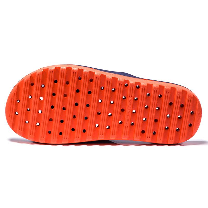 Men's Slippers With Flat Feet Hollow Bathroom Leaking Quick-drying Massage Soles Lightweight Sandals