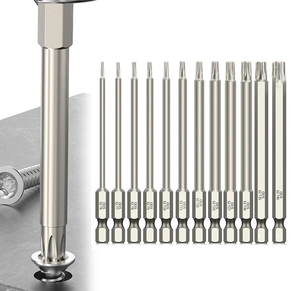 Přesný Torx šroubovací bit s délkou 100 mm pro DIY a profesionální použití
