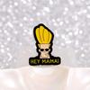 MAN I'M PRETTY! Enamel Pins Custom Keep Sports Fitness Brooches Lapel Badges Punk Gothic Jewelry Gift for Friends