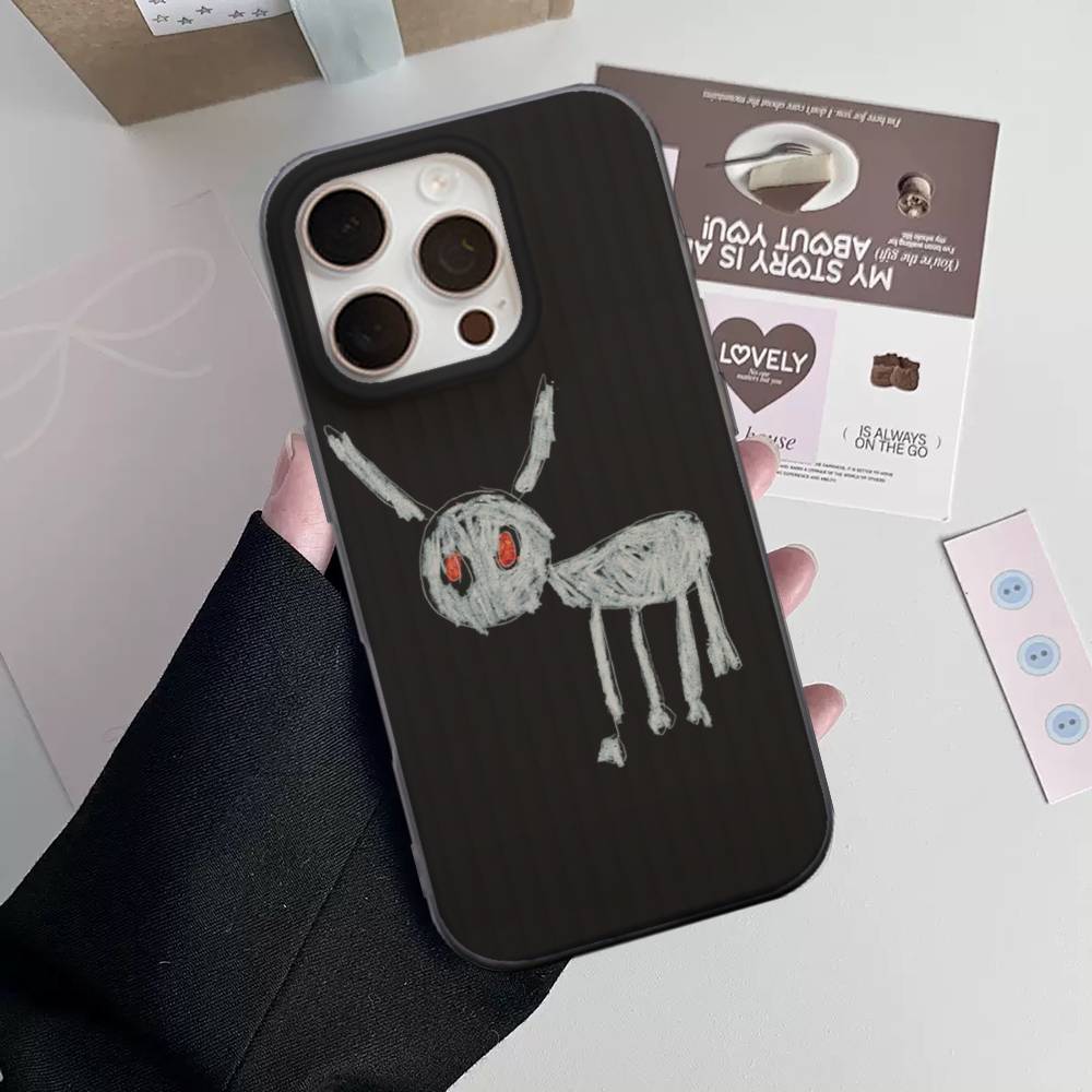 

Rapper D-Drake For Phone 17 16 15 14 13 12 11 Pro Max Plus Pro Air Phone Case Corrugated Stripe Back Cover iPhone 15