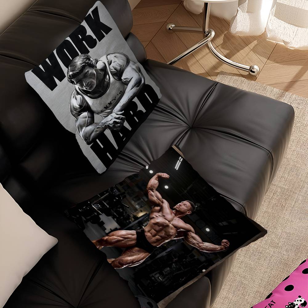 Fitness Motivation Pillow Cover for Bedroom Room and Living Room Sofa Decorative Cushion Cover